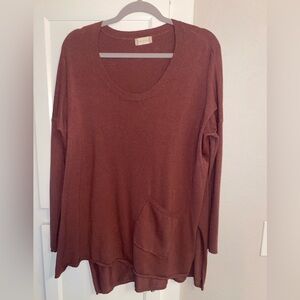 MAROON ALTRD STATE TUNIC